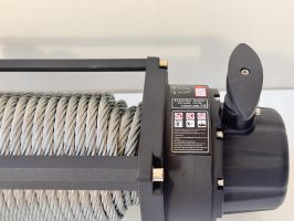 Лебедка  TITAN ULTRA 13500 Lbs , 12V, електрическа, за пътна помощ и джип ( подсилен редуктор ) - 2 години гаранция  | Rudimpex