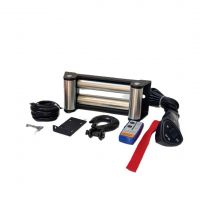 Лебедка  TITAN ULTRA 13500 Lbs , 12V, електрическа, за пътна помощ и джип ( подсилен редуктор ) - 2 години гаранция  | Rudimpex